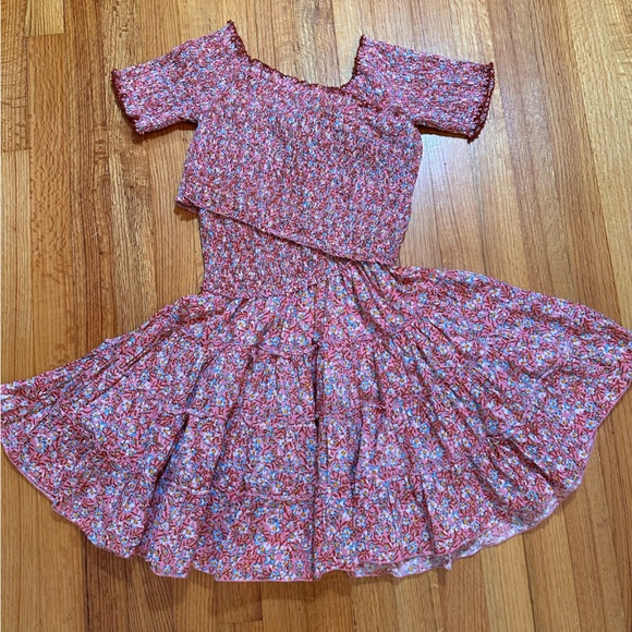 Poupette St. Barth Soledad Smocked Tiered Dress Size Small ( a2) - Picture 5 of 12